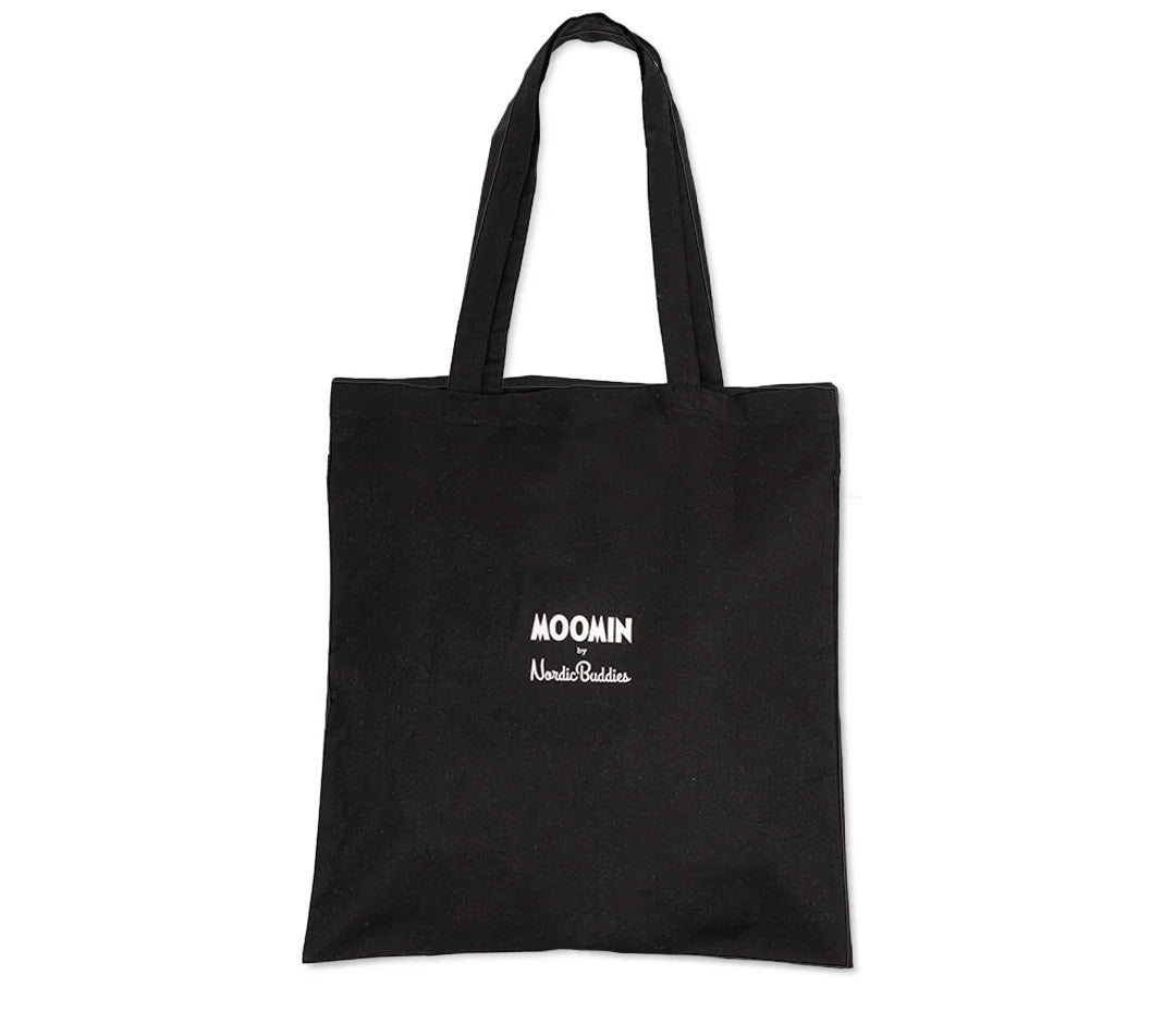 Eco-Friendly Moomin Cotton Tote – Ethical & Stylish Black Bag by Moomin by NordicBuddies at www.brixbailey.com