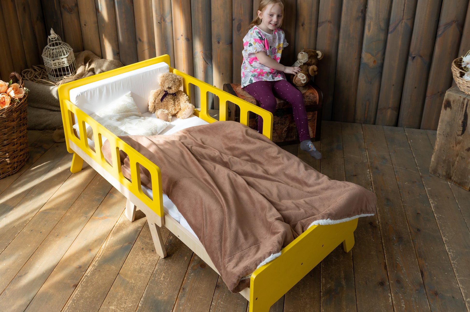 versatile kids growing bed transformed into a cozy sofa for playtime