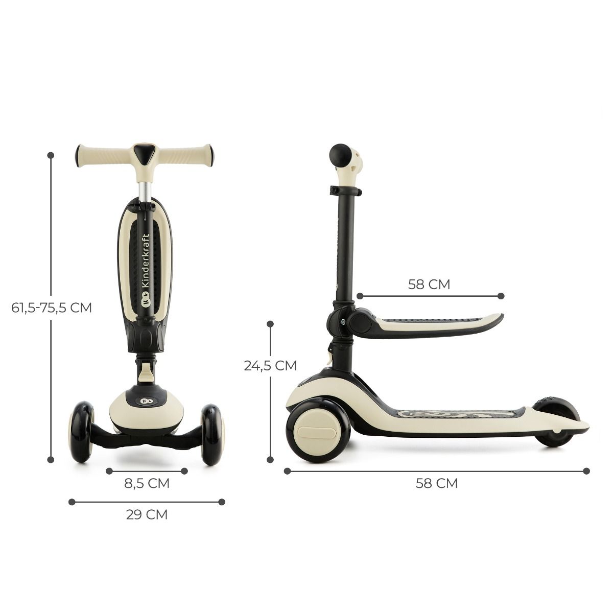 HALLEY 2-in-1 Scooter & Balance Bike – Fun & Adjustable by Kinderkraft at www.brixbailey.com