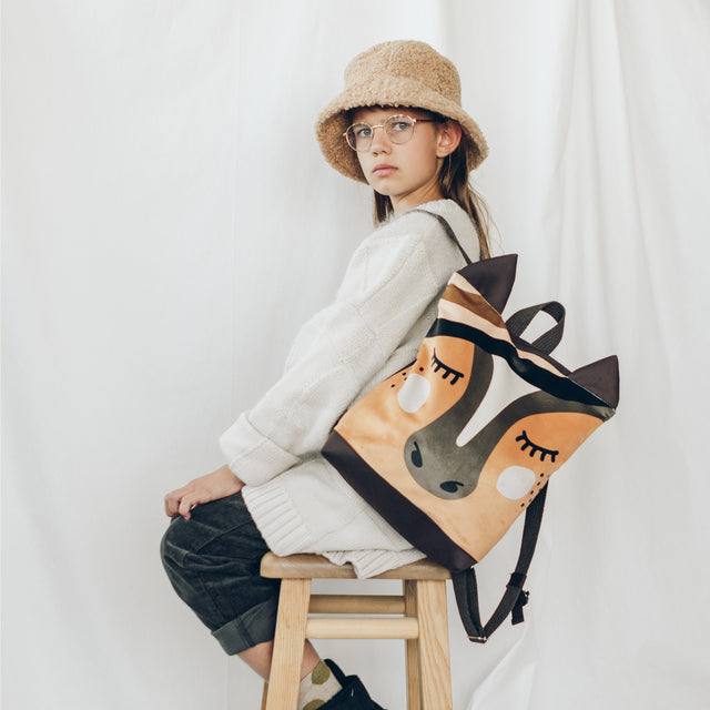 Playful Horse Backpack for Kids – Fun & Functional Travel Gear by Muni at www.brixbailey.com