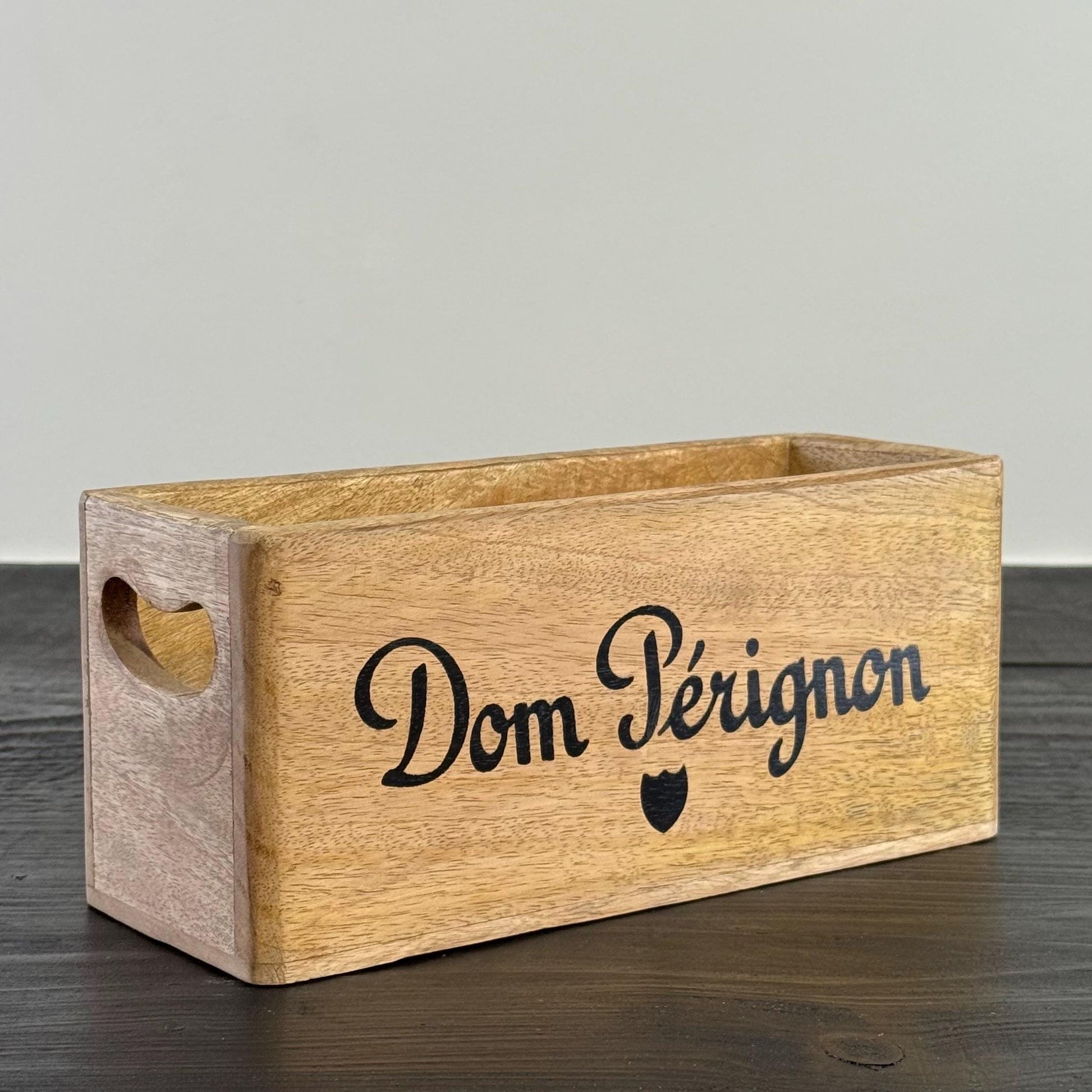 Dom Perignon Storage Wooden Champagne Crates Natural Finish
