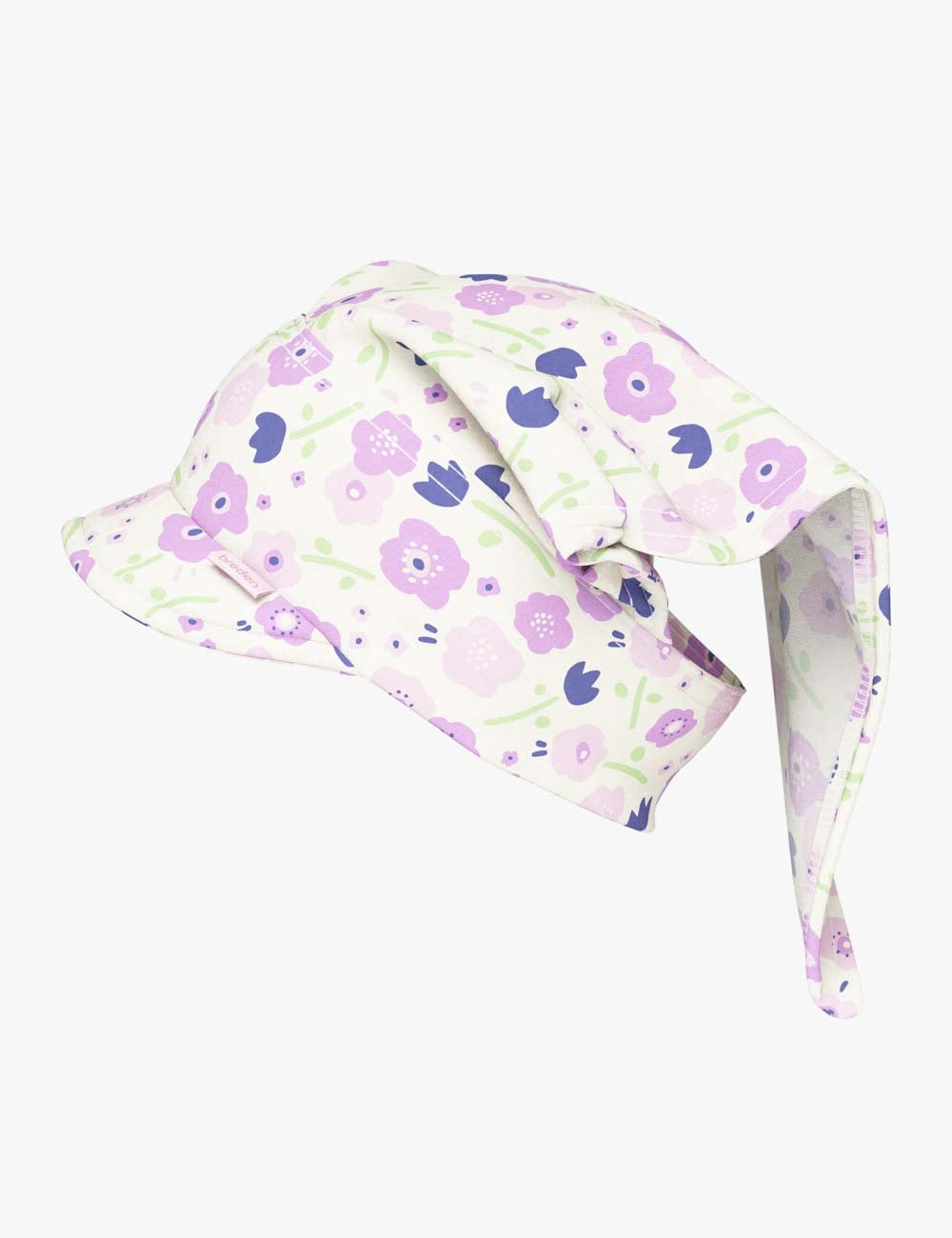 Kids Peaked Summer Hat PIA - Summer Flowers