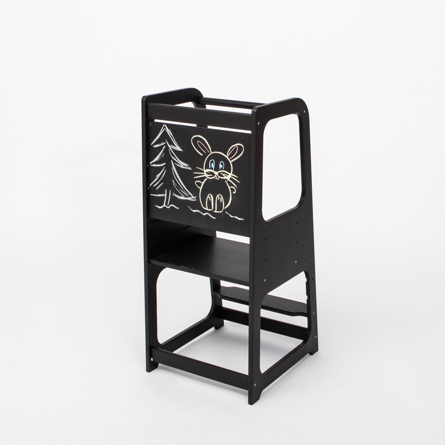 Handcrafted Wooden Kitchen Helper – Safe & Adjustable for Kids by Montessori House Bed at www.brixbailey.com