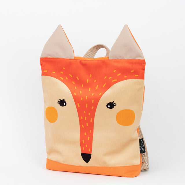 Charming Fox Backpack for Kids – Spacious & Adventure-Ready by Muni at www.brixbailey.com