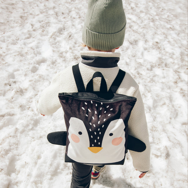Charming PENGUIN Kids Backpack – Perfect for Adventures by Muni at www.brixbailey.com