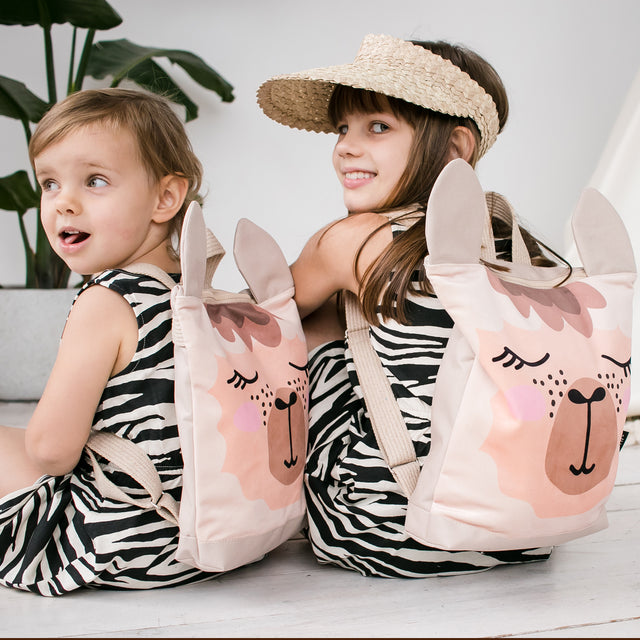 Durable Llama-Themed Kids Backpack – Perfect for Adventures by Muni at www.brixbailey.com