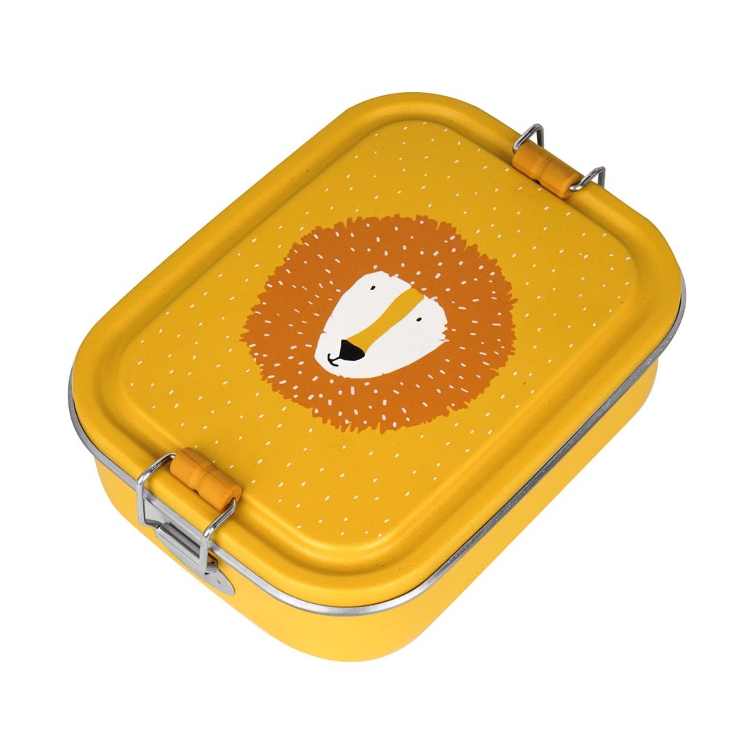 Durable Stainless Steel Lunch Box for Kids - Fun & Safe with Animal Friend Designs by Trixie Baby at www.brixbailey.com