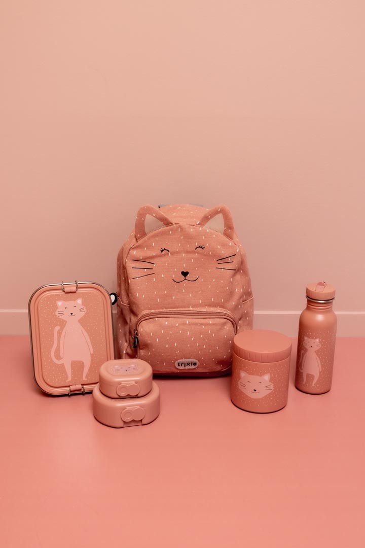 Durable Stainless Steel Lunch Box with Animal Friends - Colorful & Kid-Friendly by Trixie Baby at www.brixbailey.com