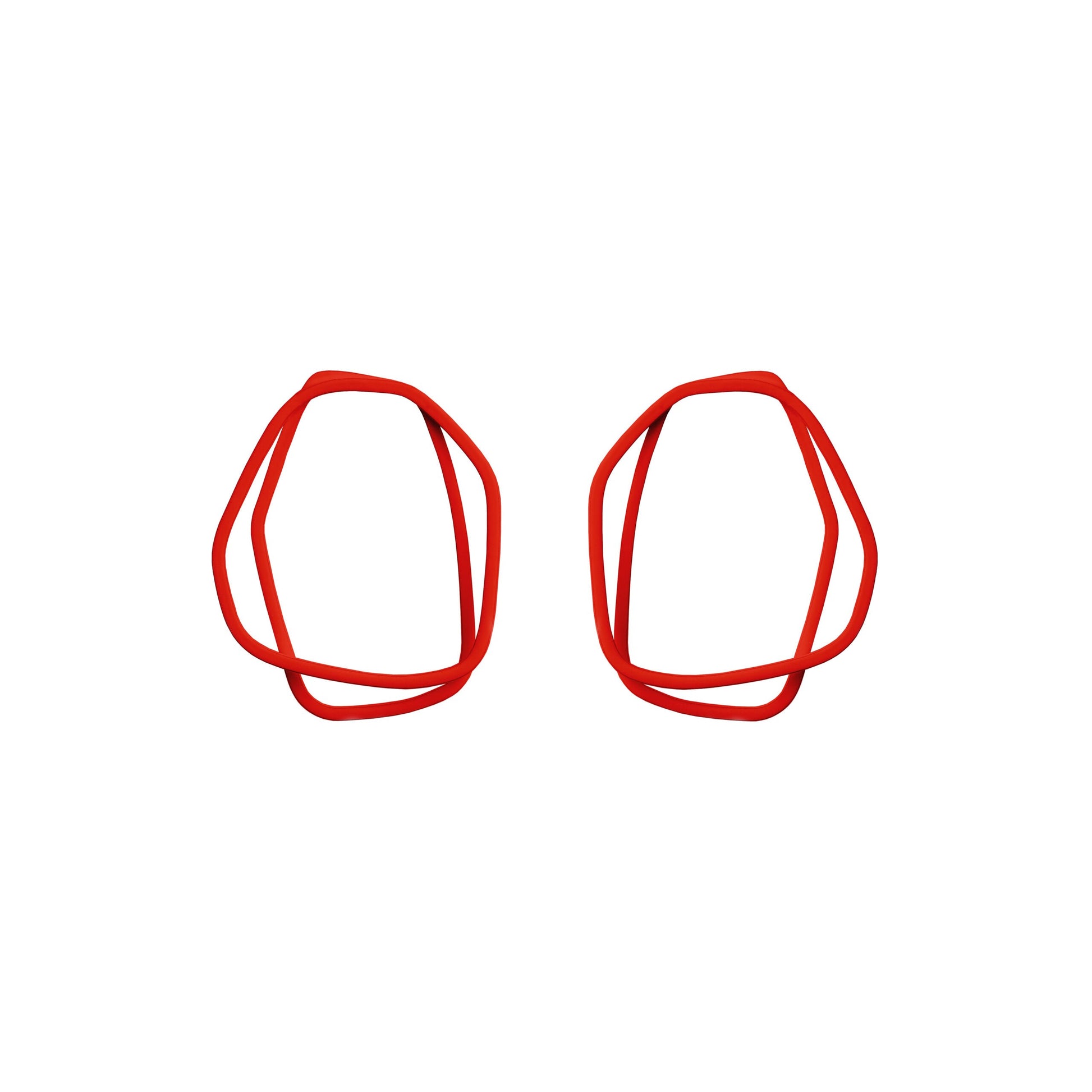 LOOPS Organic-Shaped Colorful Earrings - Light & Handcrafted by Lisa Kroeber by Lisa Kroeber Jewellery at www.brixbailey.com