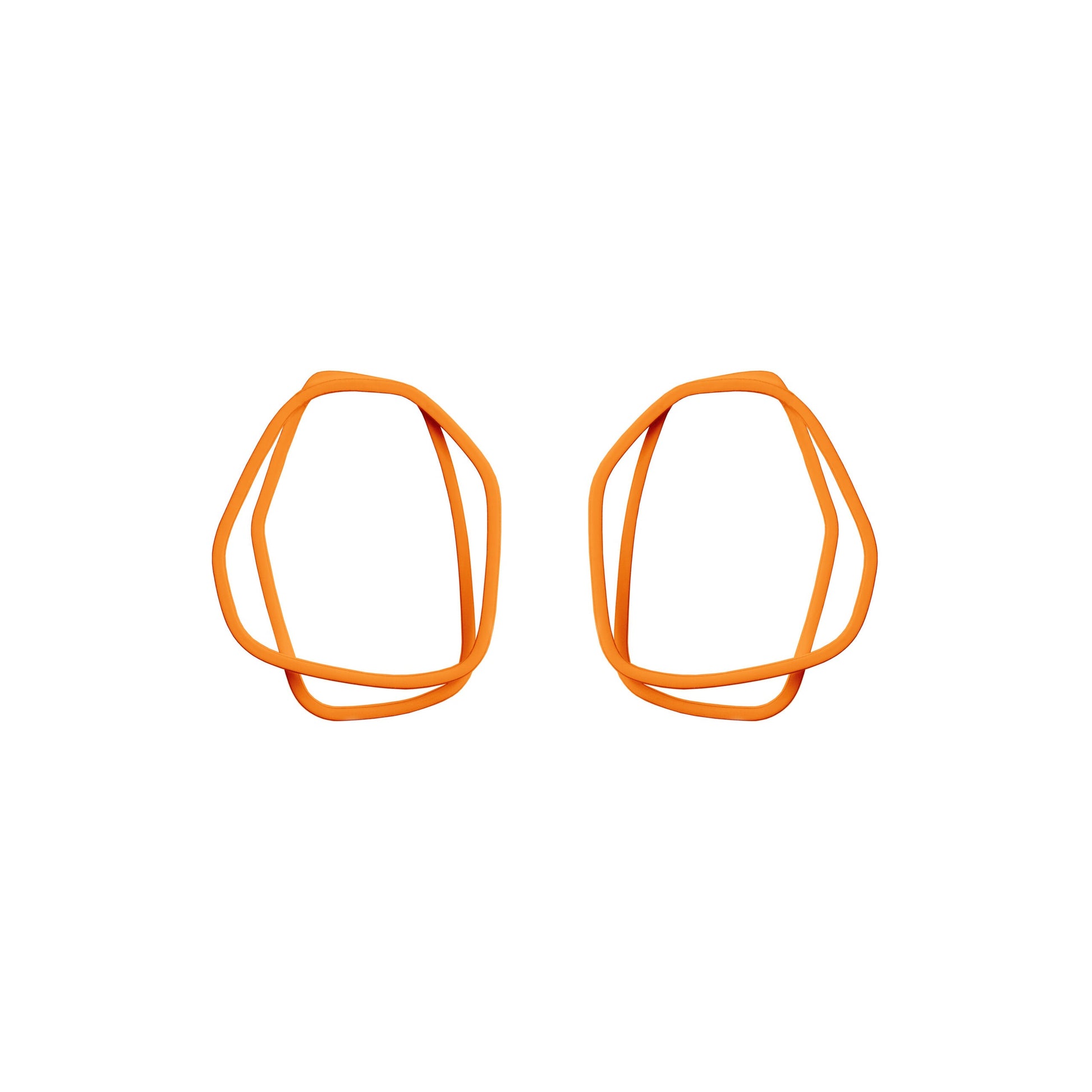 LOOPS Organic Shaped Colorful Earrings - Lightweight & Handcrafted in Estonia by Lisa Kroeber Jewellery at www.brixbailey.com