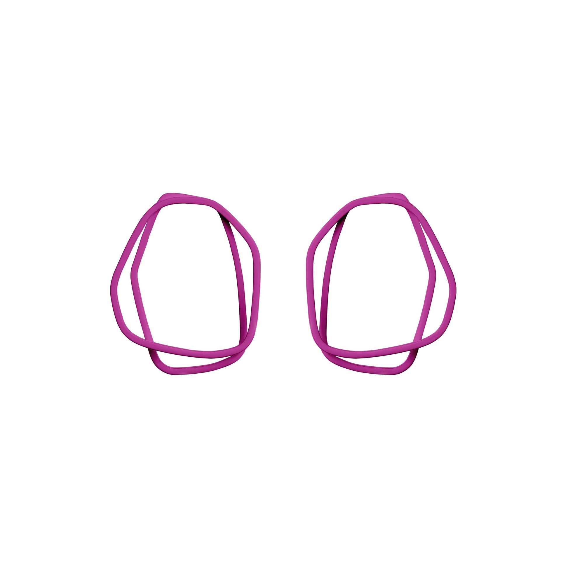 LOOPS Organic Shaped Colorful Earrings - Lightweight & Handcrafted by Lisa Kroeber Jewellery by Lisa Kroeber Jewellery at www.brixbailey.com