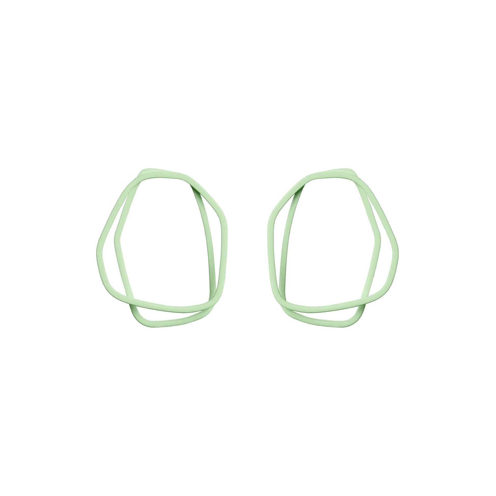 LOOPS Organic Shaped Earrings - Lightweight, Colorful & Handcrafted by Lisa Kroeber Jewellery by Lisa Kroeber Jewellery at www.brixbailey.com