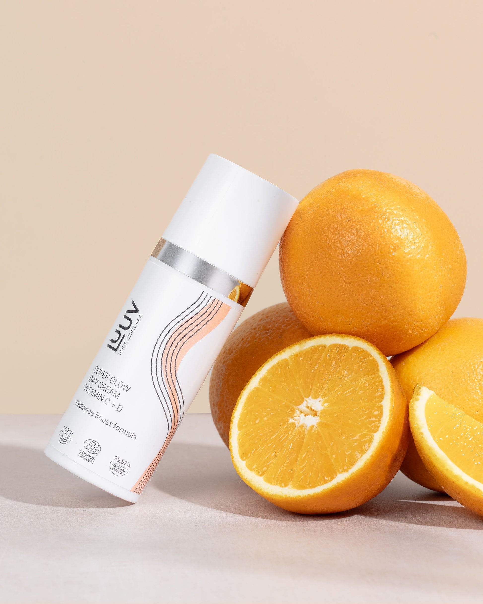 LUUV Vitamin C + D Cream – Radiance & Elasticity Enhancer by LUUV at www.brixbailey.com
