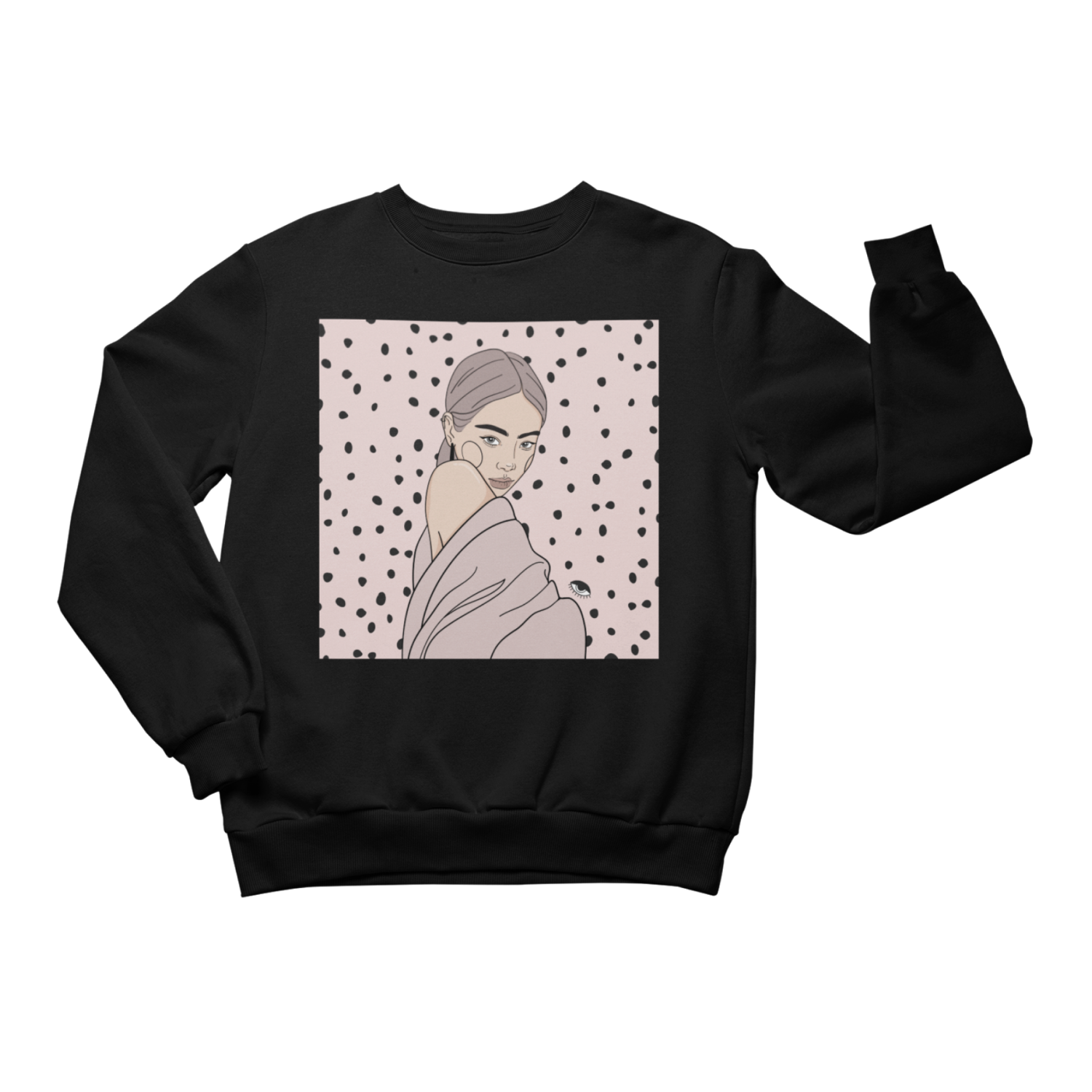 Comfortable Unisex Crewneck Sweatshirt by Getter Tiivits - Eco-Friendly DTG Printed, Soft & Stylish by Getter Tiivits at www.brixbailey.com