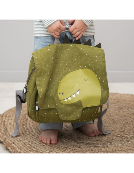 Adjustable Cotton Backpack for Kids - Water Repellent & Machine Washable by Trixie Baby at www.brixbailey.com