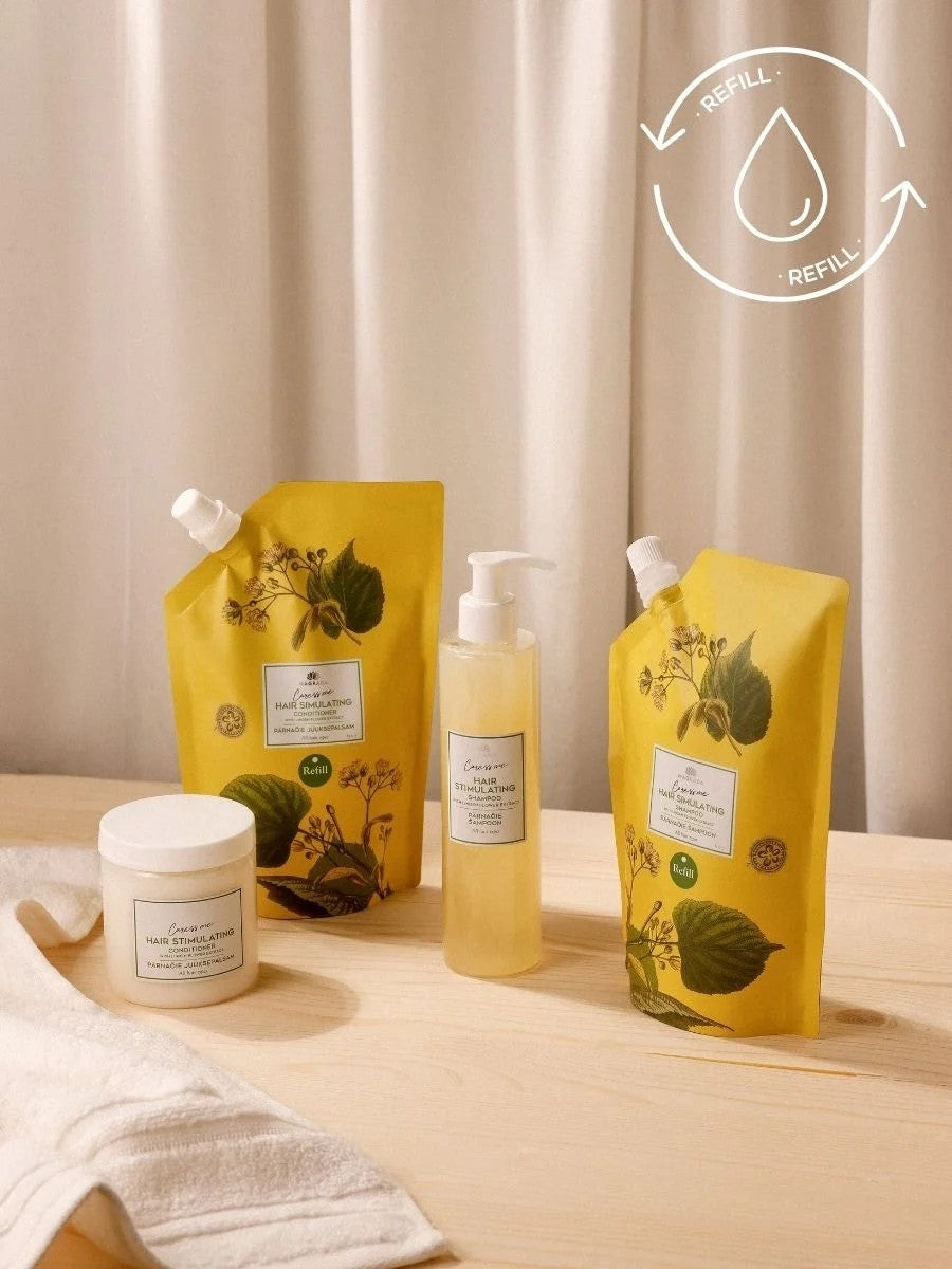 Magrada Linden Flower Hair Growth Stimulating Shampoo 500 ml Refill - Eco-Friendly & Effective by Magrada Organic Cosmetics at www.brixbailey.com