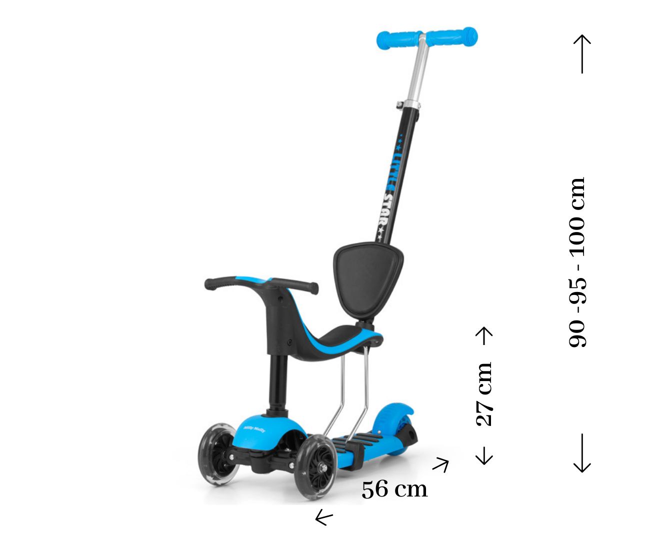 Discover Fun and Adventure with the 3-in-1 Kids' Scooter by Milly Mally at www.brixbailey.com