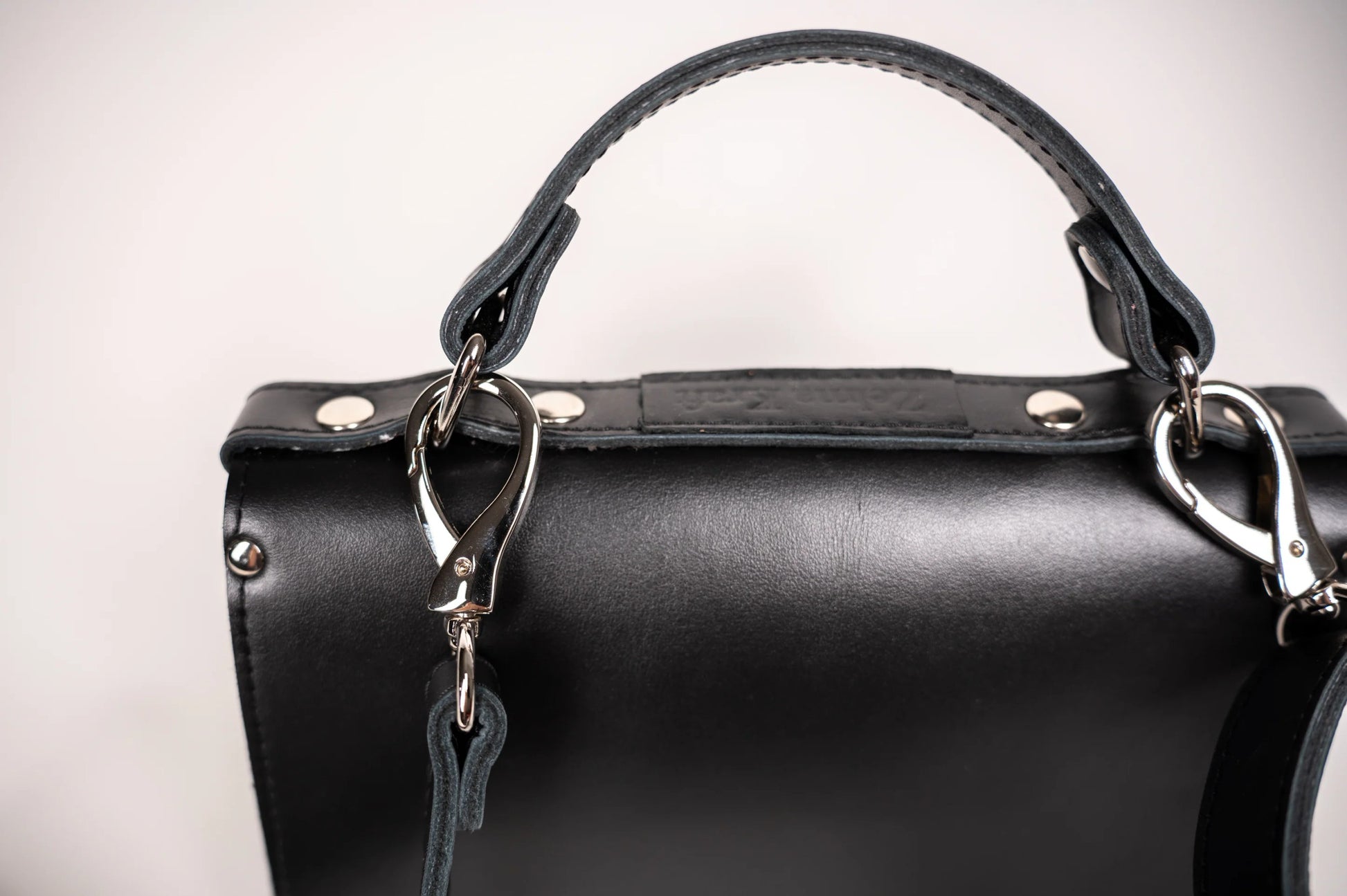 Elegant Everyday Briefcase - Premium Natural Leather, Customizable & Handmade by Zelma Kraft at www.brixbailey.com