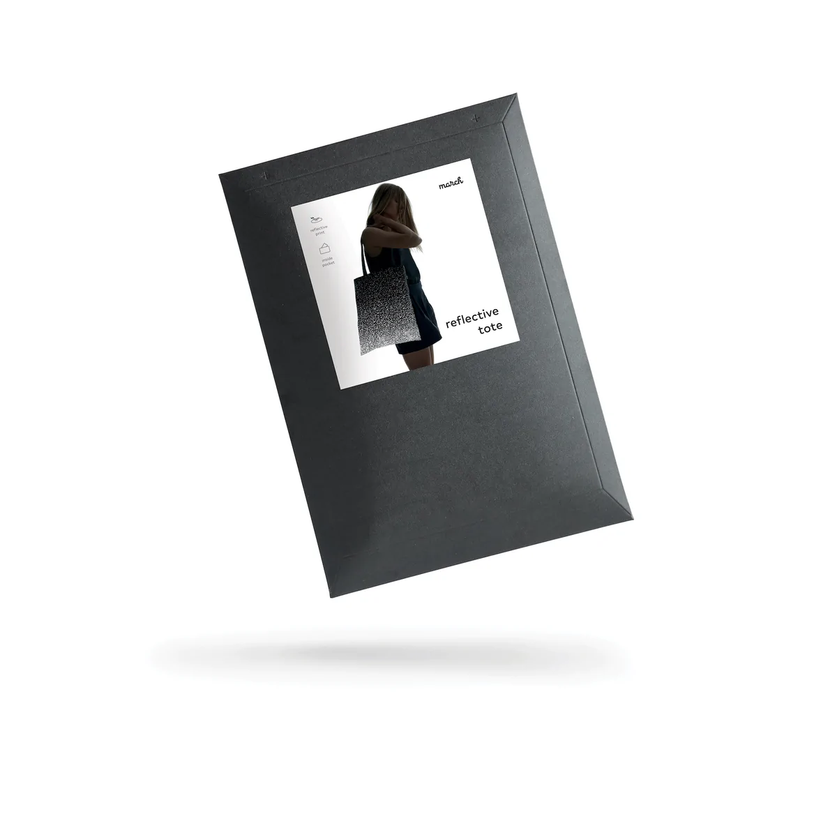 Reflective Tote Bag by MARCH – Stylish & Safety-Enhanced by March Design Studio at www.brixbailey.com