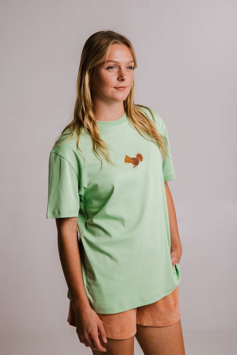 Premium heavy fabric, embroidered, regular-fit, unisex t-shirt. by Sossu at www.brixbailey.com