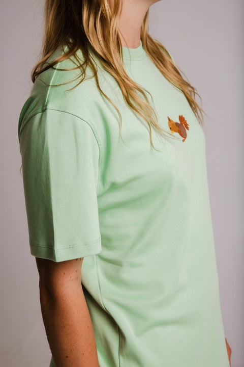 Premium heavy fabric, embroidered, regular-fit, unisex t-shirt. by Sossu at www.brixbailey.com