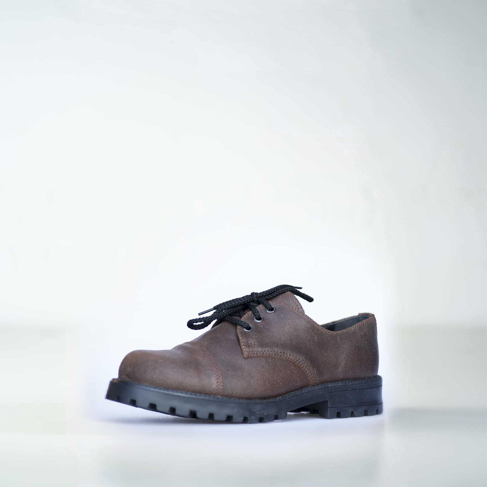 Dark Brown Leather Widgets – Durable & Stylish Unisex Shoes by Samelin at www.brixbailey.com