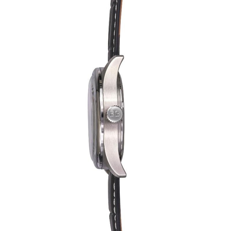 Brix+Bailey Price Watch Black Mens Leather Strap Watch Brix and Bailey