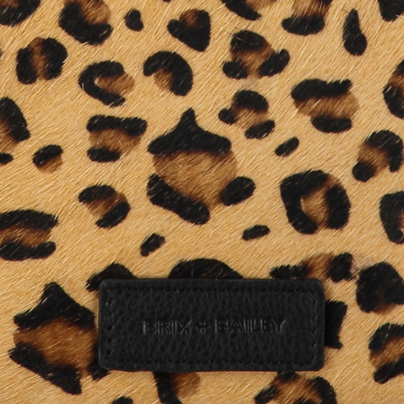 Animal Print Leather Crossbody Bag