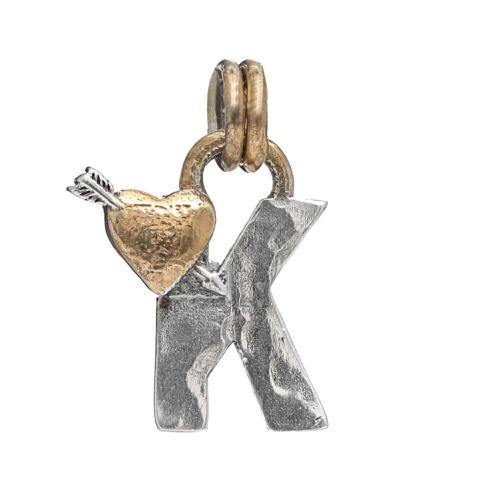 Handcrafted Silver & Gold Initial Necklace – Sostter Jewelry by Sostter at brixbailey.com