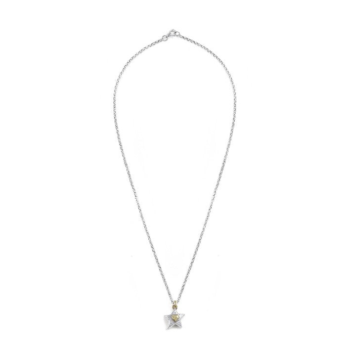 Silver Star Pendant Charm Necklace – Ethical & Elegant Jewelry by Sostter at brixbailey.com