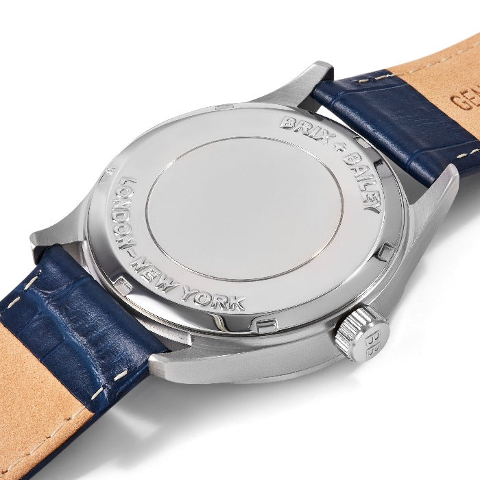 The Brix + Bailey Barker Watch Form 3 Mens Unisex Blue Wrist Watch Gift Brix Bailey