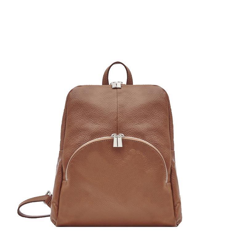 Camel Pebbled Leather Backpack – Luxurious & Functional by Sostter at brixbailey.com