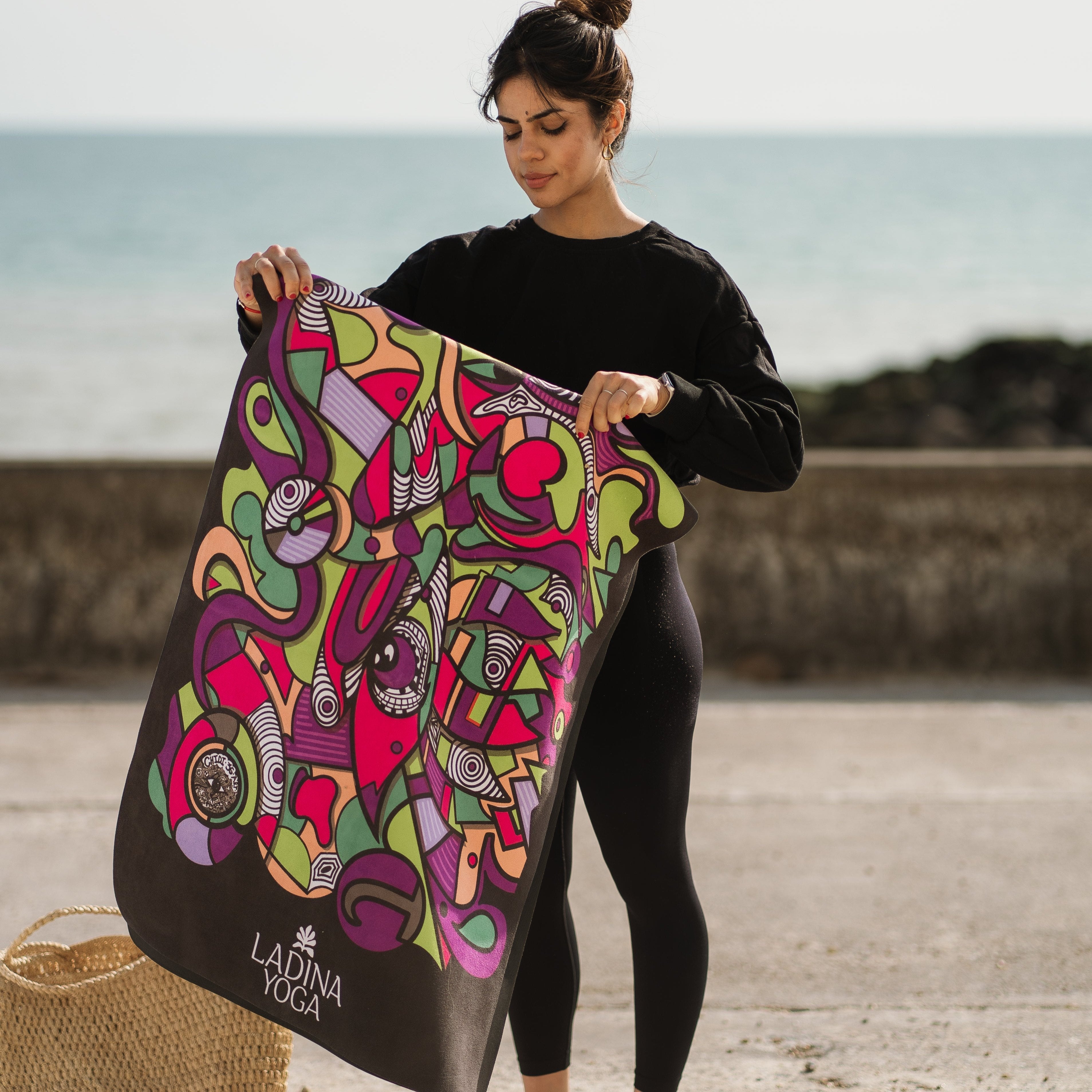 Ladina Yoga collection at Sostter featuring natural, refined yoga mats and accessories