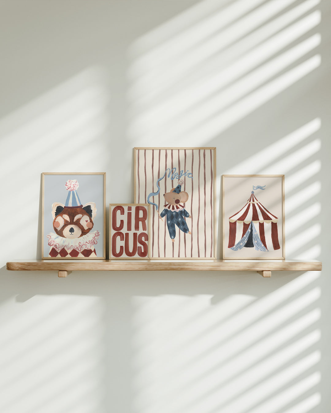 Lion & The Pear hand-drawn and painted children's wall art prints by UK artist Stephanie Breeze - animal, word and food art prints at Sostter