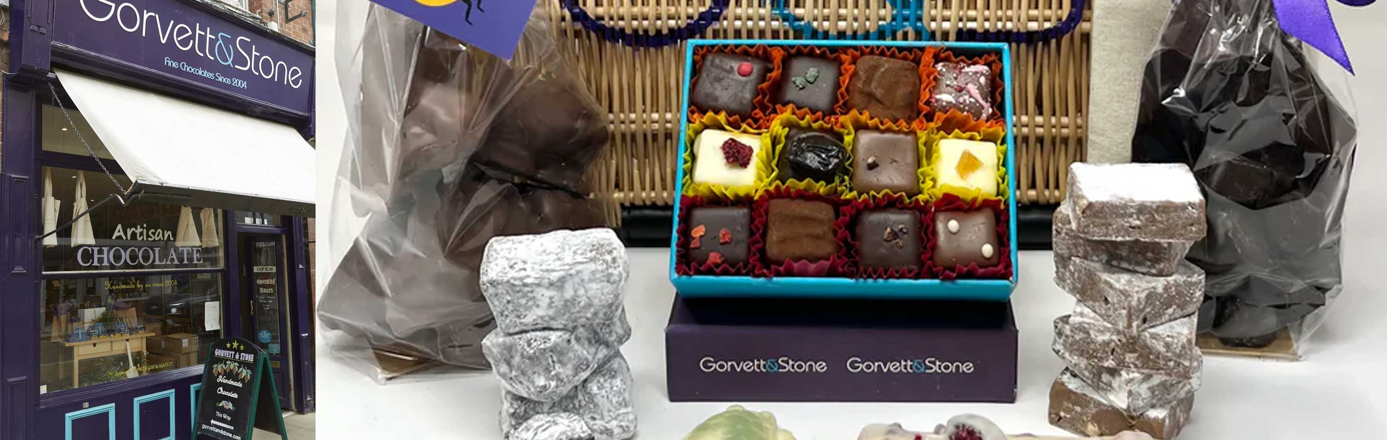  Gorvett & Stone handcrafted artisan chocolates — small batch British chocolates made with exceptional ingredients in Henley-on-Thames, available at Sostter