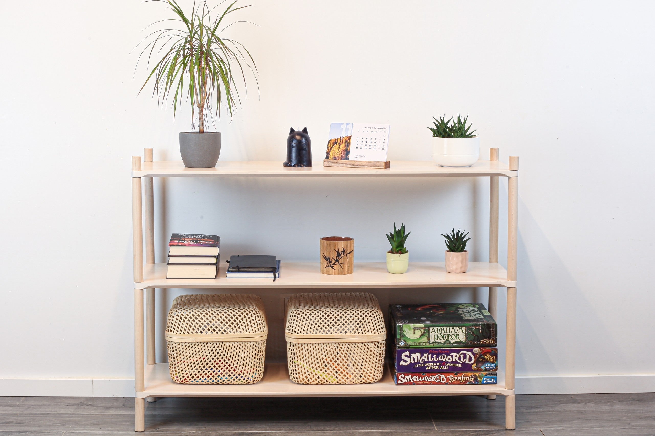 One Little Pine handmade Montessori furniture - Kitchen Helper Towers, beds and bookshelves made in Lithuania from FSC-certified birch and ashwood at Sostter