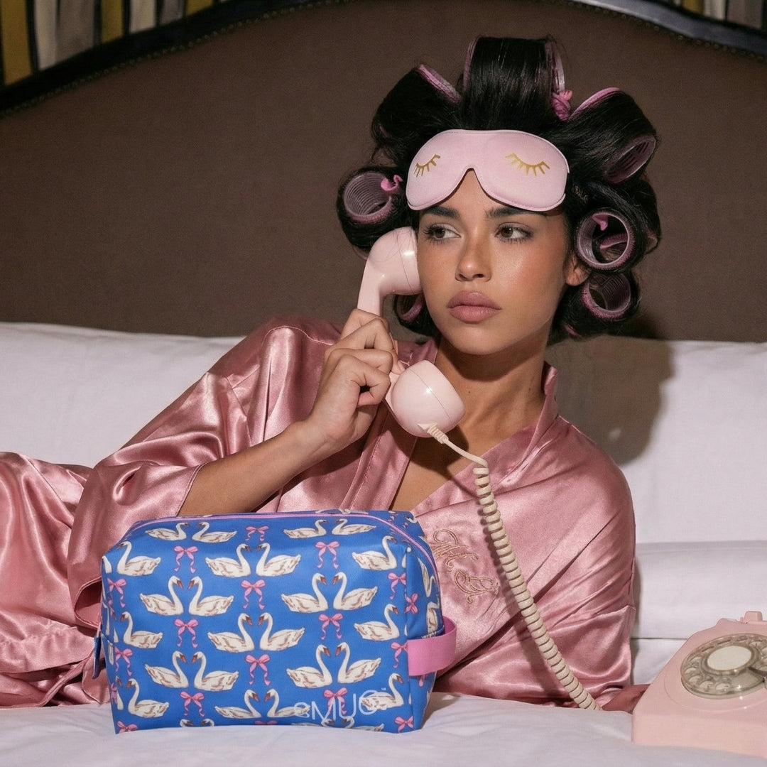 SMUG award-winning contoured 3D blackout sleep masks satin pillowcases turbans and wellness essentials by Keli at Sostter