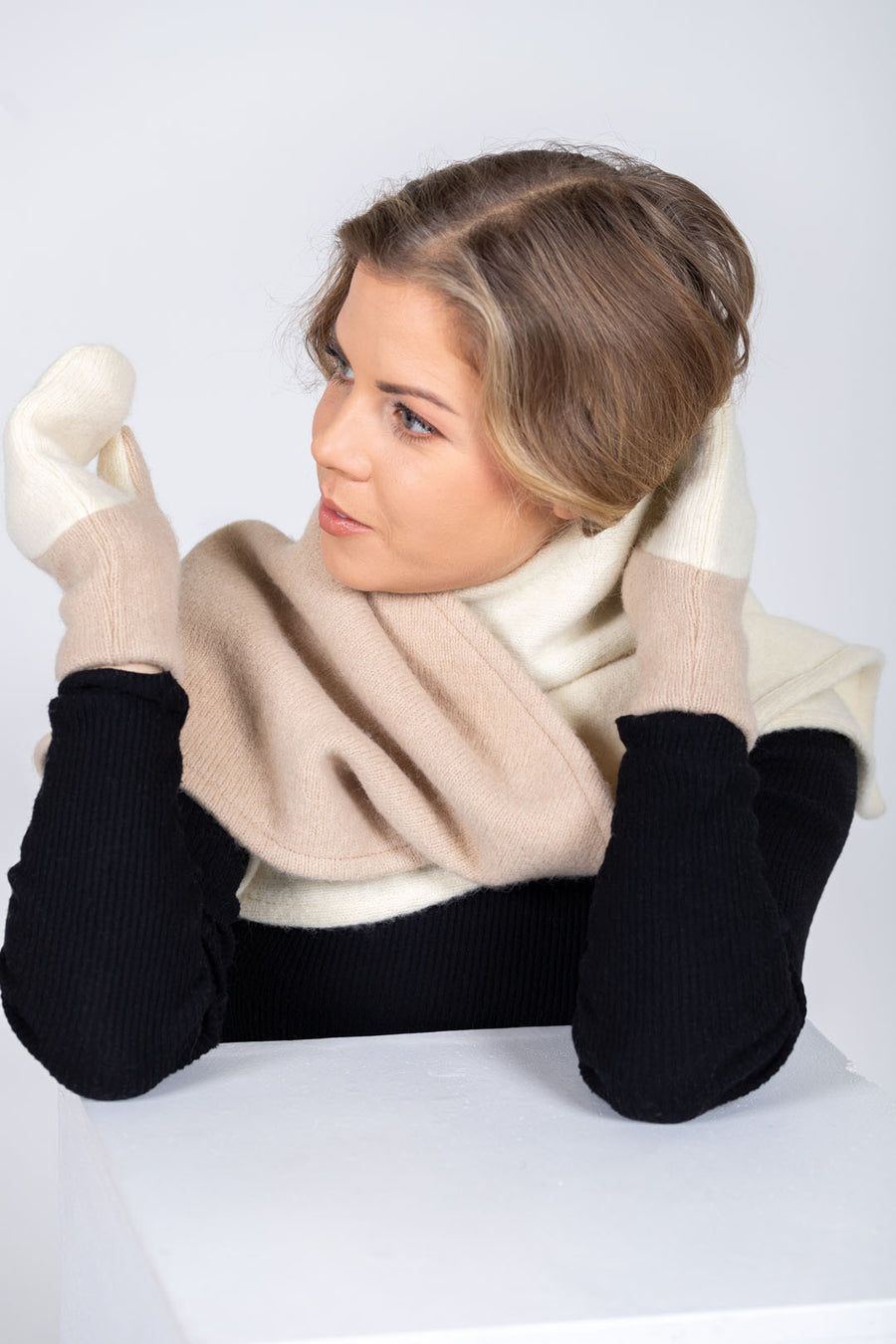 HERTTA Triangular Wool Shawl – Stylish & Water Resistant by HERTTA at brixbailey.com