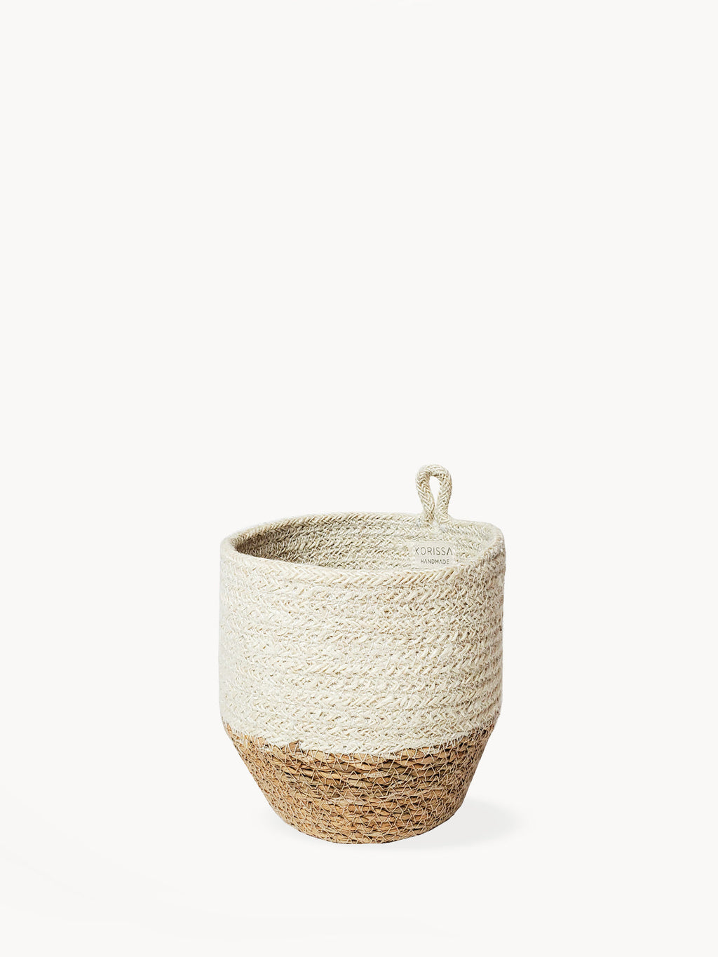 Loop Bin in Natural Jute and Seagrass