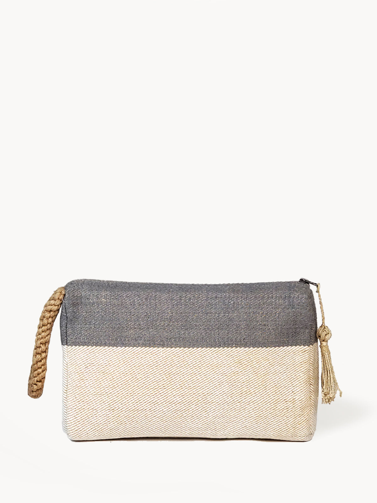Block A Clutch in Gray
