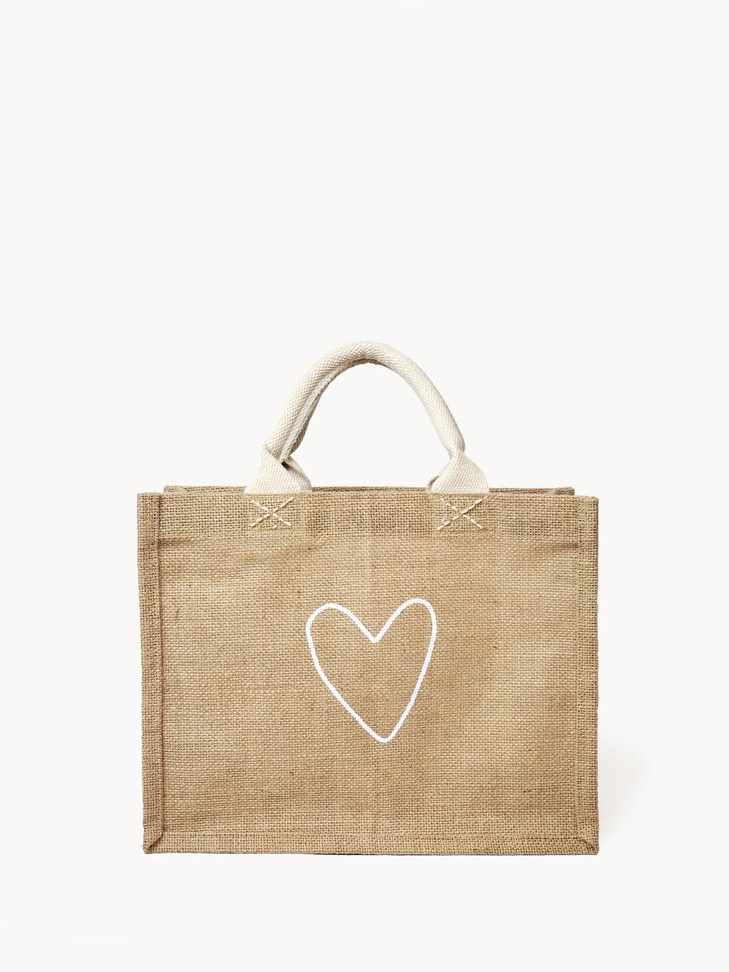 Love Reusable Gift Bag in Natural Jute