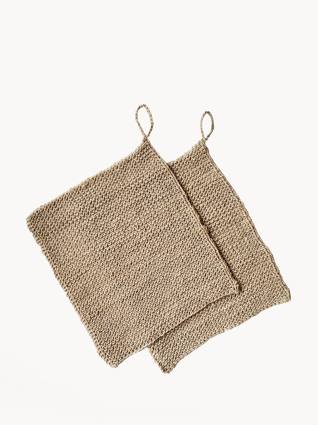 Natural Hemp Washcloth Set of 2