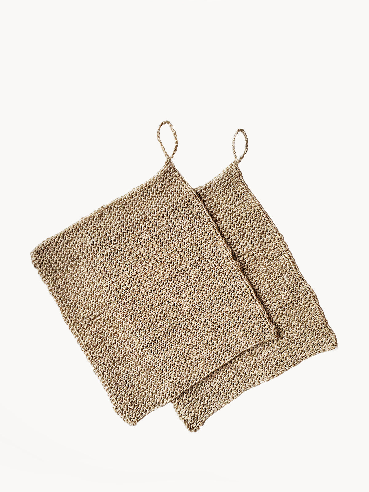 Natural Hemp Washcloth Set of 2