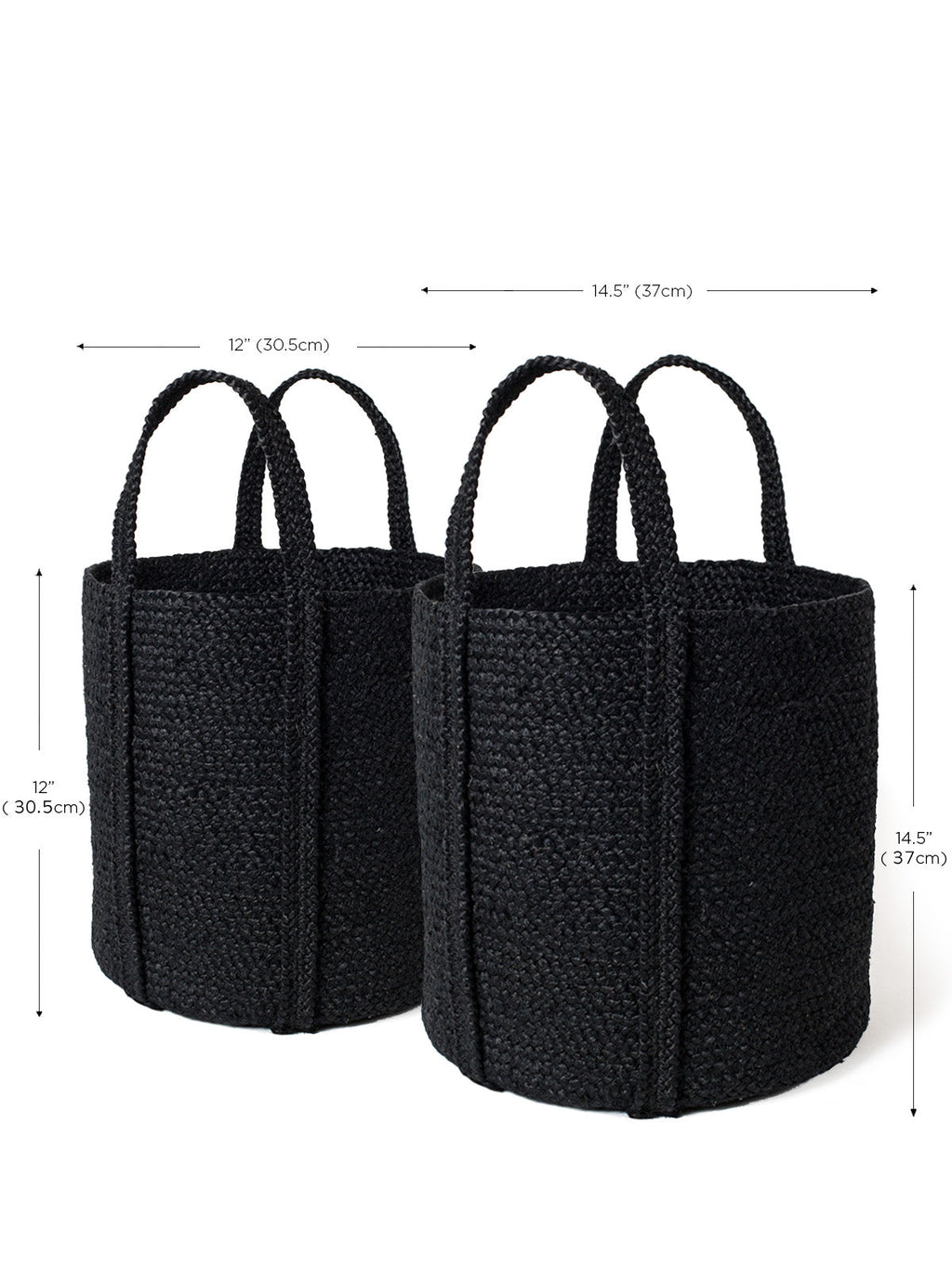 Kata Basket with Handle in Black