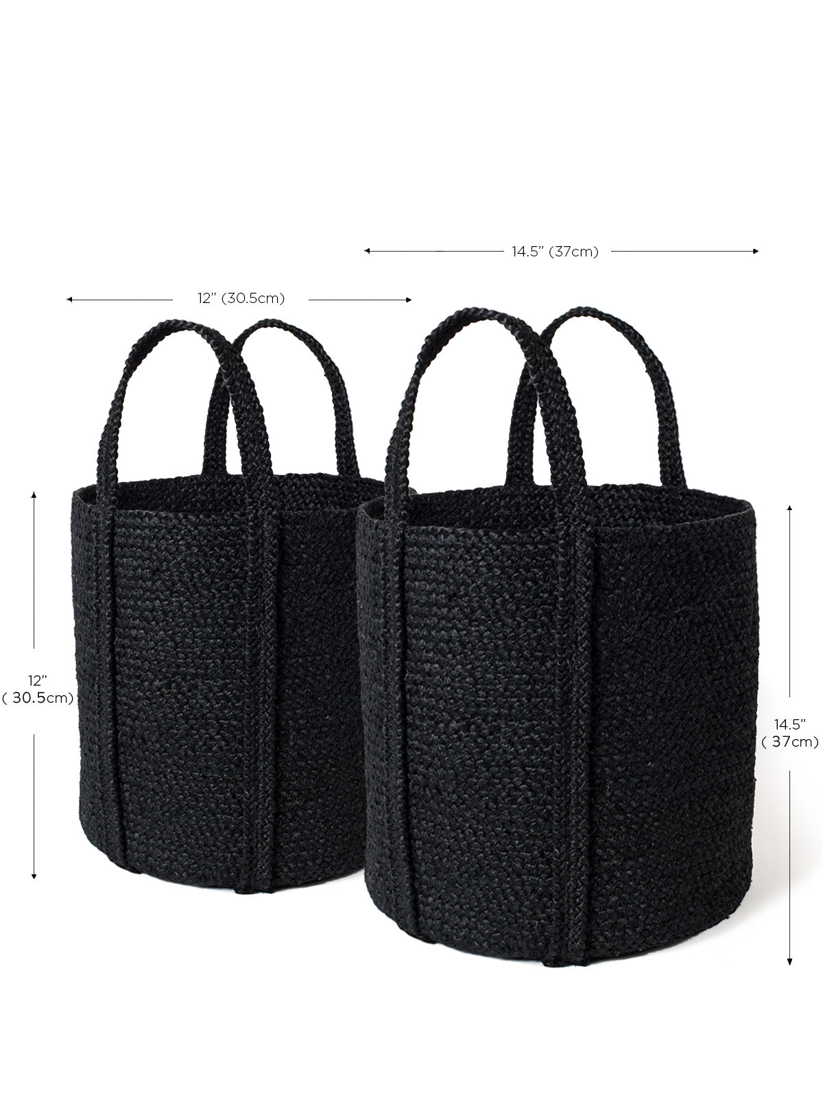 Kata Basket with Handle in Black