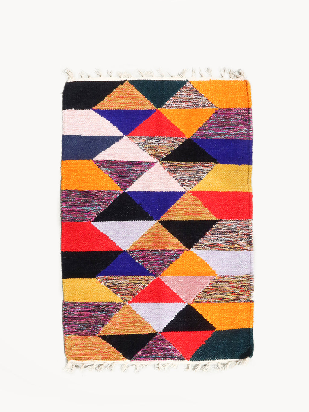 Rana Hand Loomed Floor Mat in Recycled Chenille