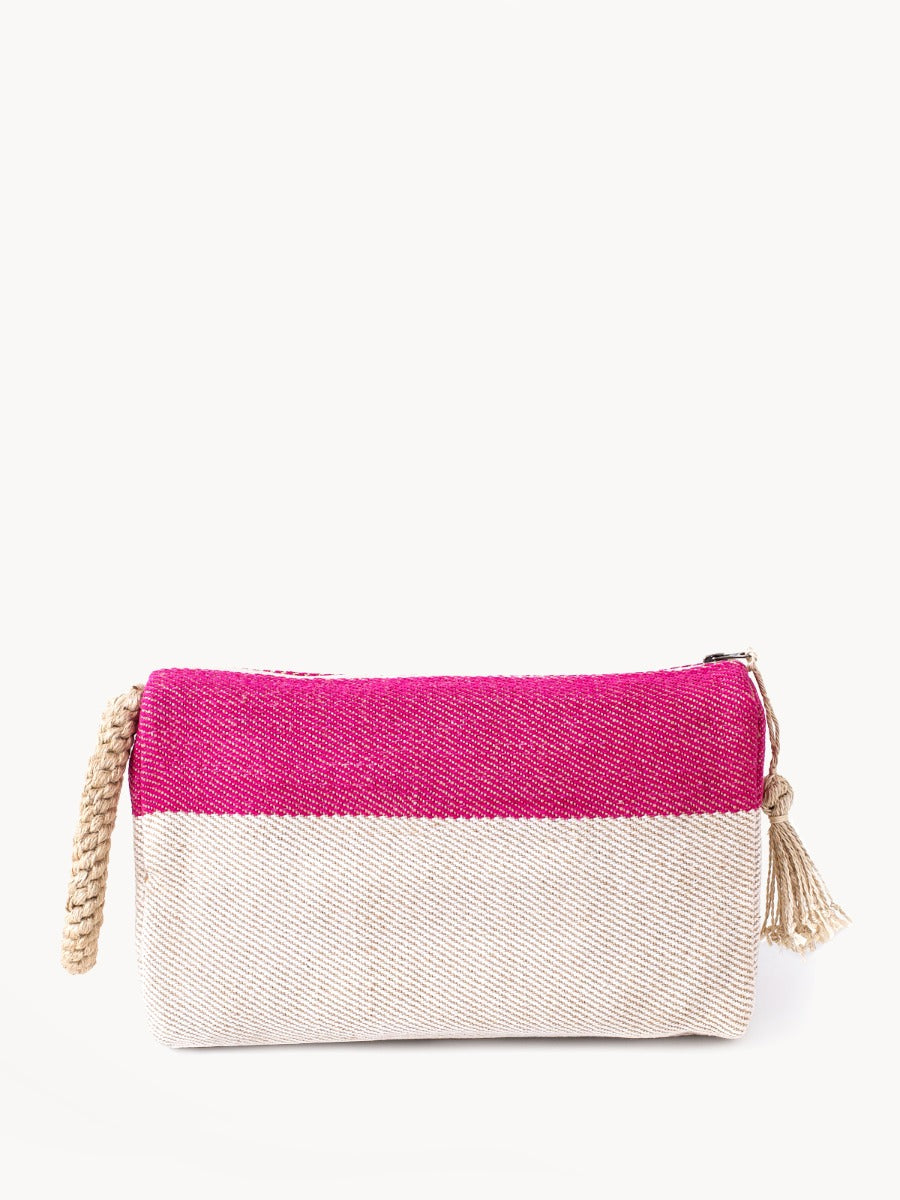 Block A Clutch in Pink