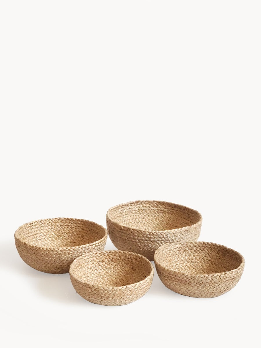 Kata Candy Bowl Set of 4 Natural Jute
