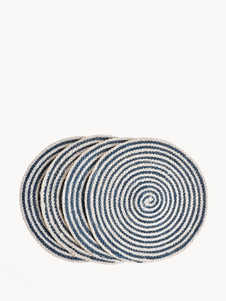 Kata Spiral Placemat Blue Set of 4