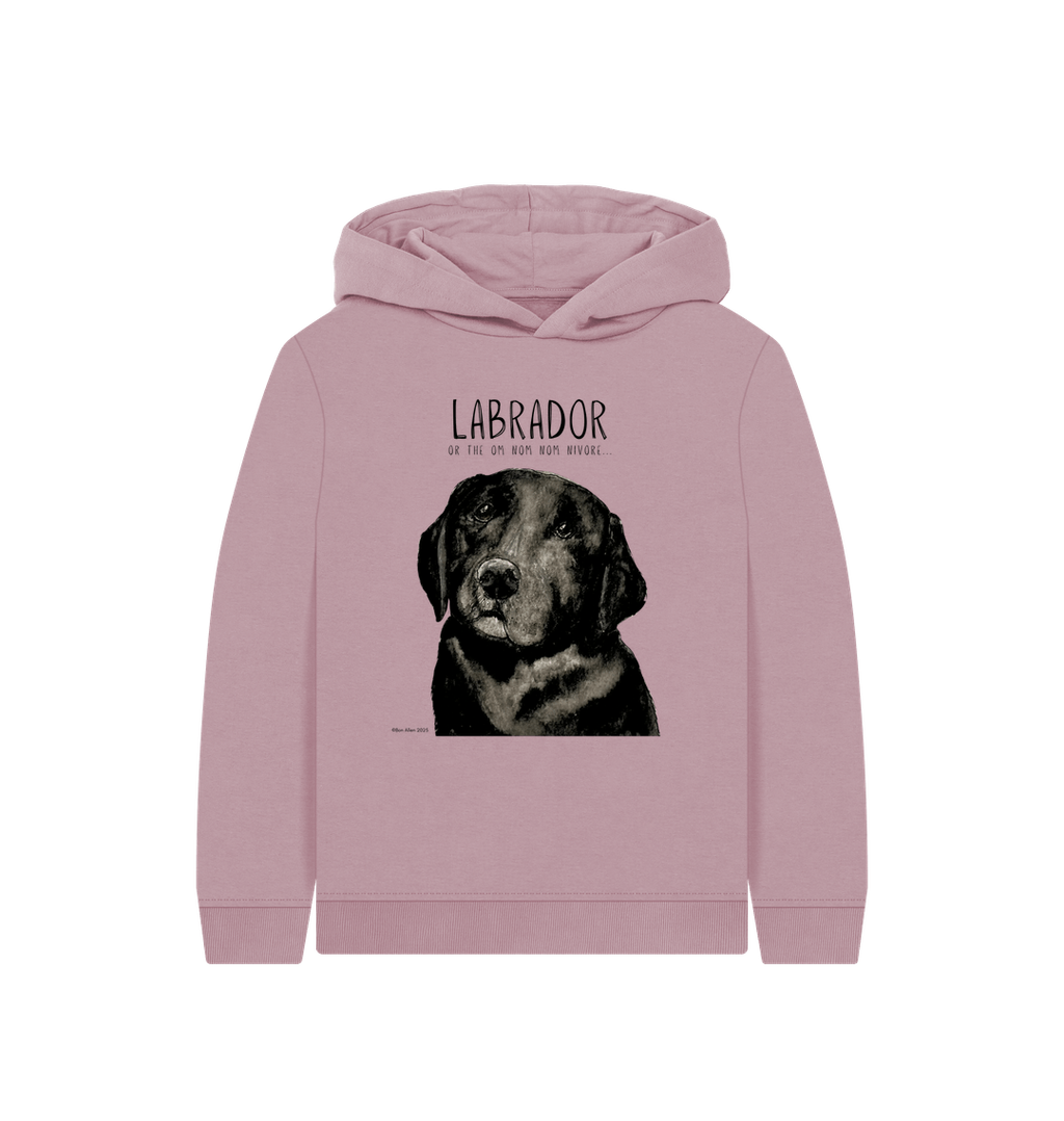 Snack Mode: Activated – The Black Labrador Kids’ Hoodie